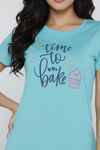 Zivame Farm Lore Knit Cotton Pyjama Set - Set Sail — thumbnail 5